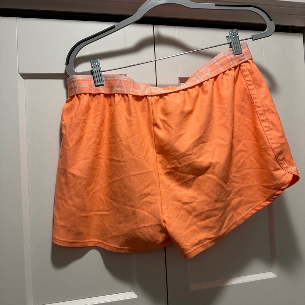 Orange Under Armor Shorts - Picture 2 of 3